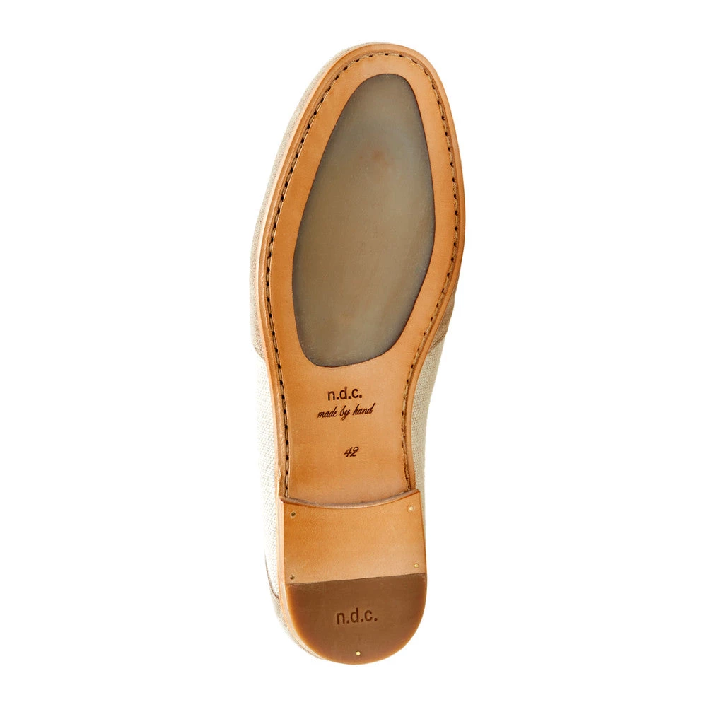 N.d.c. Made By Hand Luxury Espadrille Carshoe Softy/Linen | Cocco/Lavado