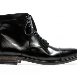 N.d.c. Made By Hand "Close Cart" STANLEY LACE-UP BOOT | Nero