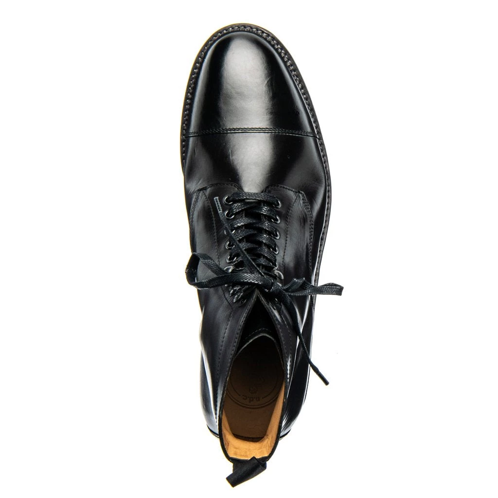 N.d.c. Made By Hand "Close Cart" STANLEY LACE-UP BOOT | Nero